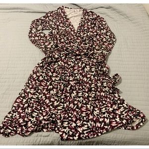 LK Bennett Printed Wrap Dress